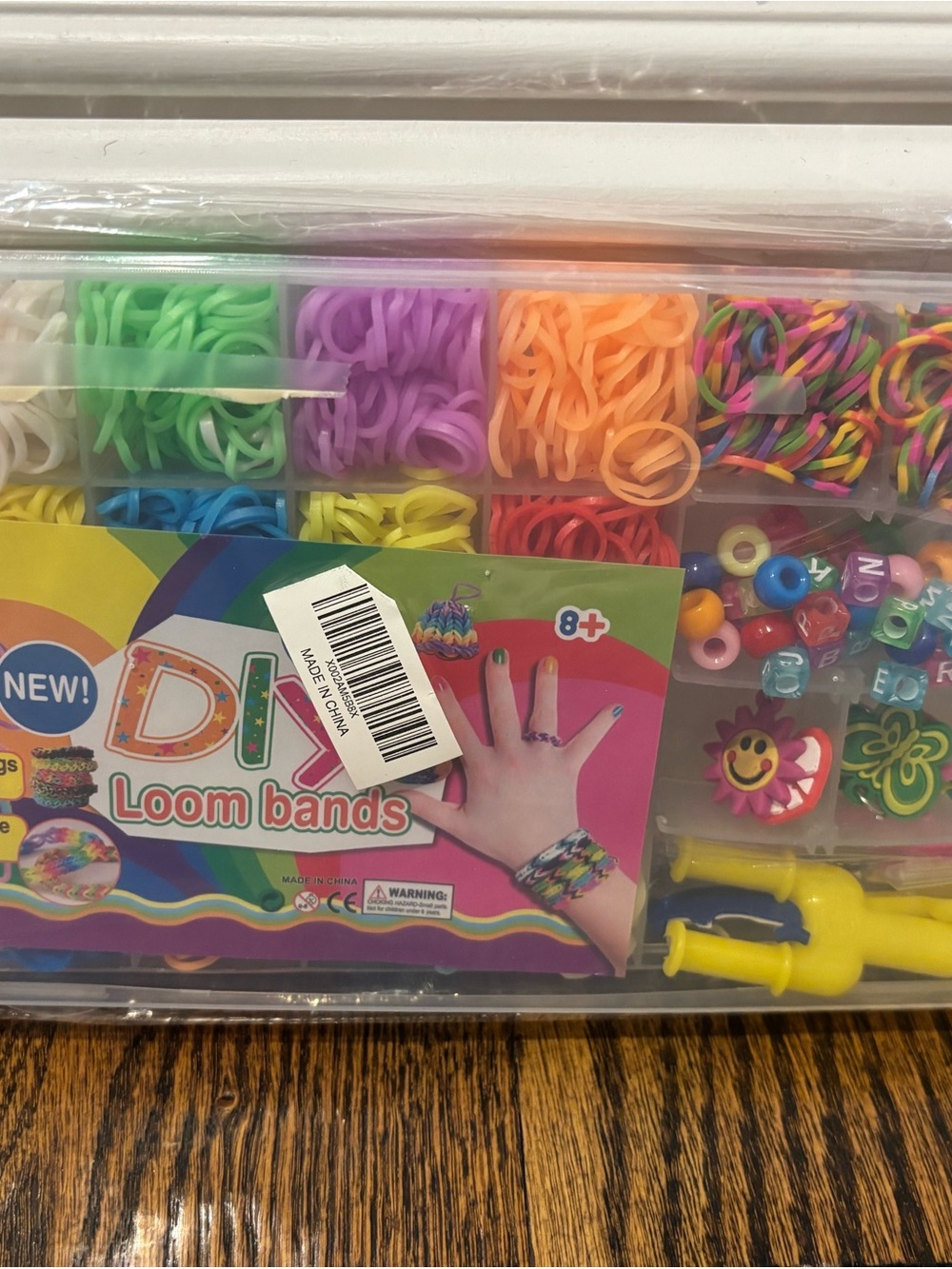 DIY Loom Bands Bracelet Kit – Multicolor Rubber Bands Set